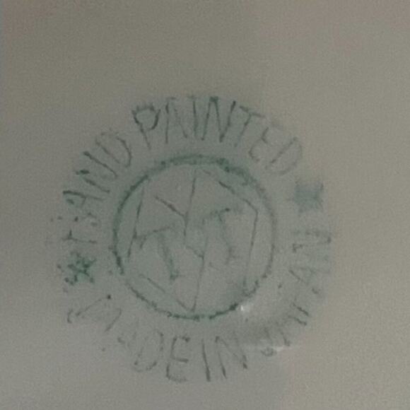 Vintage Japanese Hand Painted Teacup & Saucer Floral, Landscape, House Design - Picture 8 of 9